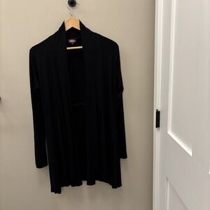 Salaam Made in USA Swing Jacket in Black Sz S Lagenlook Handmade